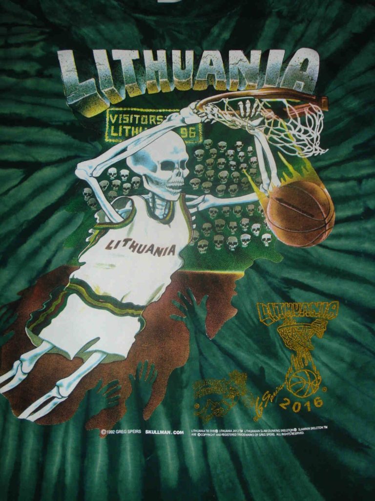 Skullman 2016 Collectors Edition -
Original 1992 Lithuania Tie Dye Skullman shirts